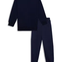 mack jonney VIMAL JONNEY  Kids Pack Of 2 Printed Cotton Fleece Sweatshirt With Jogger image 4