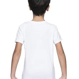 BRATMA Boys Typography Printed Round Neck Short Sleeves Regular T-shirt image 3