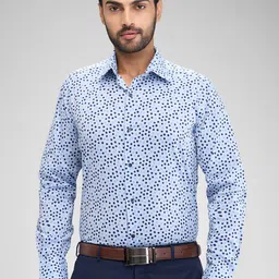 Raymond Printed Pure Cotton Shirt-Collar Shirt-image-7