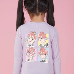 NUSYL Girls Printed Long Sleeves T-shirt-picture-43