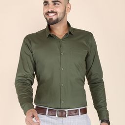 FUBAR Men Green Solid Modern Cotton Formal Shirt-picture-48