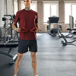 ADIDAS Men Burgundy UE Base T-shirt image 1