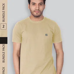 LUX NITRO Pack Of 2 Round Neck Anti Odour Lounge T-Shirt-picture-24