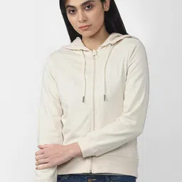 Van Heusen Woman Women Cream-Coloured Hooded Sweatshirt-image-32