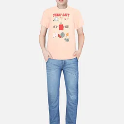 Gini and Jony Boys Graphic Printed Cotton Casual T-Shirt-picture-42
