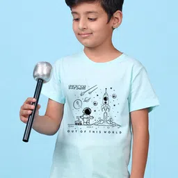 NUSYL Boys Printed Round Neck T-shirt-picture-49