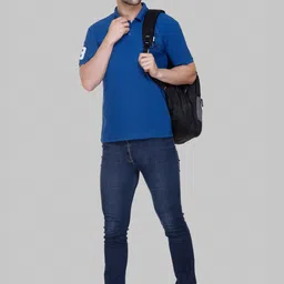 FLOSBERRY Stylish Men Embroidered Polo Collar T-shirt-picture-30