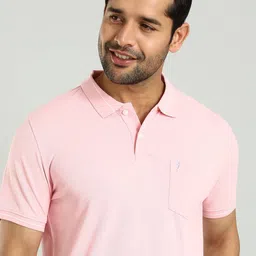 Indian Terrain Men Solid Polo Collar Pockets T-shirt-image-40