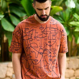 Stormborn Graphic Printed Drop Shoulder Sleeves Pure Cotton Oversized T-shirt-picture-33