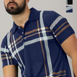 AUSK Men 2 Printed Polo Collar Pockets T-shirt-picture-12