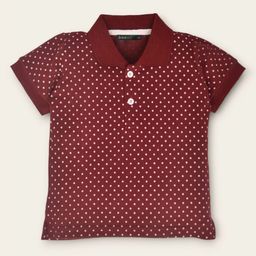 BAESD Boys Micro or Ditsy Printed Polo Collar T-shirt-picture-20