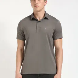 Tommy Hilfiger Men Solid Polo Collar Cotton T-shirt-picture-11