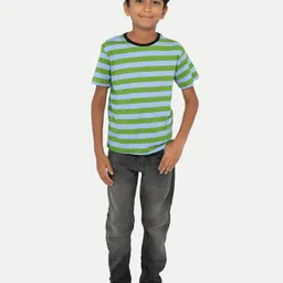 BAESD Boys Striped Pure Cotton T-shirt-image-25