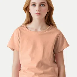 BAESD Girls Drop-Shoulder Sleeves Cotton T-shirt-picture-48