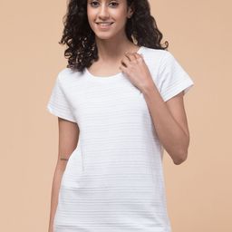BAESD Striped Cotton Relaxed Fit T-shirt-picture-34