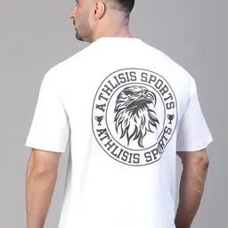 ATHLISIS Typography Printed Bio Finish Oversized Cotton T-shirt-picture-13