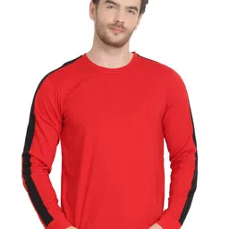 GLITO Round Neck Full Sleeves Cotton Knitted T-shirt-picture-34