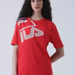 FILA Michael Unisex Graphic Printed Drop-Shoulder Sleeves Pure Cotton Relaxed Fit T-shirt-picture-38