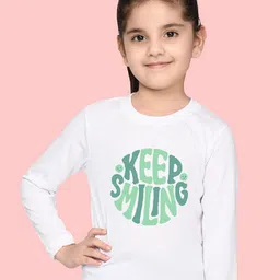 NUSYL Girls Typography Printed T-shirt-image-28