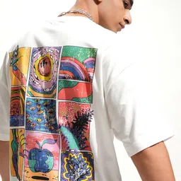 HIGHLANDER Graphic Printed Drop Shoulders Oversized T-shirt-picture-54