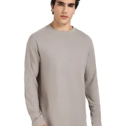 Calvin Klein Jeans Men Solid Round Neck Cotton Oversized T-shirt-picture-16