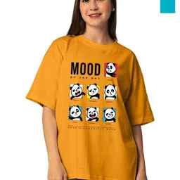 STATUS MANTRA Women Typography 2 Extended Sleeves Pockets T-shirt-picture-22