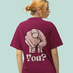 Slenor Graphic Printed Round Neck Short Drop-Shoulder Sleeves Cotton Oversized T-shirt-image-45