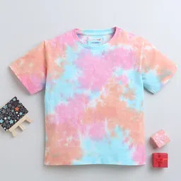 BUMZEE Girls Tie and Dye Dyed Oversized T-shirt-picture-29