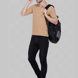 FLOSBERRY Stylish Men Conversational Printed Polo Collar T-shirt-picture-37