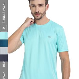 FTX Pack Of 4 Regular Fit Round Neck Dry Fit Sports T-shirt-picture-18