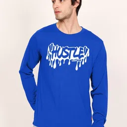 Leotude Men Typography Printed Round Neck Cotton T-shirt-picture-23