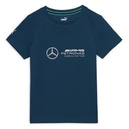 PUMA Motorsport Kids Mercedes-AMG Petronas Motorsport Youth Logo Printed Cotton T-shirt-picture-17