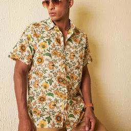 DENNISON  Smart Block Printed Casual Shirt-picture-20
