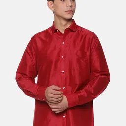 Sethukrishna Men Maroon Standard Casual Shirt-picture-30
