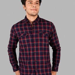 TIM PARIS Comfort Tartan Checked Cotton Casual Shirt-picture-38