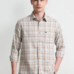 Arrow Sport Men Slim Fit Tartan Checks Opaque Checked Casual Shirt-image-77