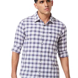 SPYKAR Slim Fit Checked Cotton Casual Shirt-picture-27