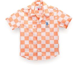 U.S. Polo Assn. Kids Boys Classic Checked Short Sleeves Casual Shirt-picture-45