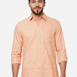JADE BLUE Slim Fit Opaque Printed Casual Shirt-image-61