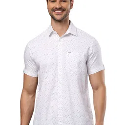 Klub Fox Men Slim Fit Opaque Printed Casual Shirt-picture-37