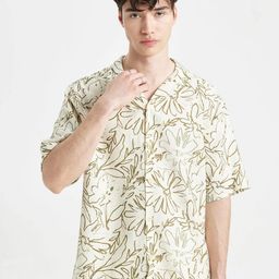 DeFacto Floral Printed Casual Shirt-picture-28