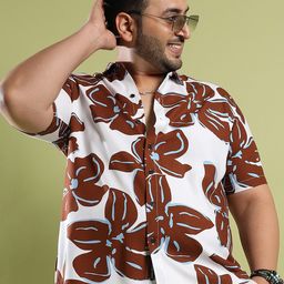 Instafab Plus Classic Floral Printed Casual Shirt-picture-48