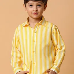 TALES & STORIES Boys Opaque Striped Casual Shirt-picture-33