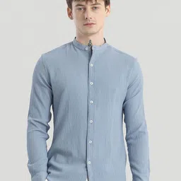Snitch Men Standard Slim Fit Opaque Striped Casual Shirt-picture-40