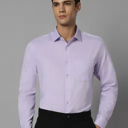 Louis Philippe Striped Printed Cotton Slim Fit Opaque Formal Shirt-picture-11