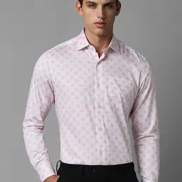 Louis Philippe Classic Fit Cotton Checked Formal Shirt-picture-19