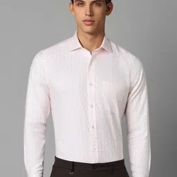 Louis Philippe Classic Fit Checked Full Sleeves Formal Shirt-image-29
