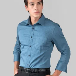 MUTAQINOTI Men Comfort Printed Cotton Formal Shirt-image-97