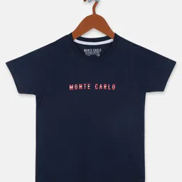 Monte Carlo Boys Typography Printed Pure Cotton T-shirt-picture-28