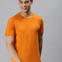 ONN Men Orange T-shirt image 4